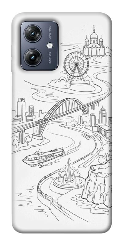 Чохол itsPrint Dnipro spirit для Motorola Moto G54, love ukraine, купити оптом з доставкою
