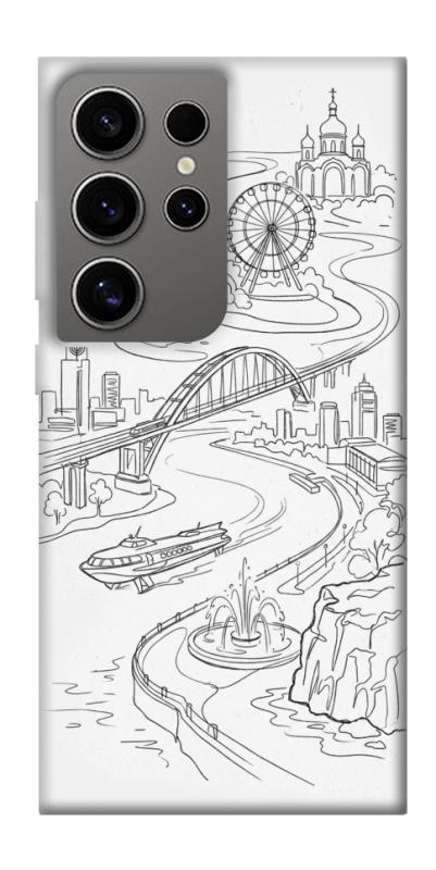 Чехол itsPrint Dnipro spirit для Samsung Galaxy S24 Ultra, love ukraine, купить оптом с доставкой