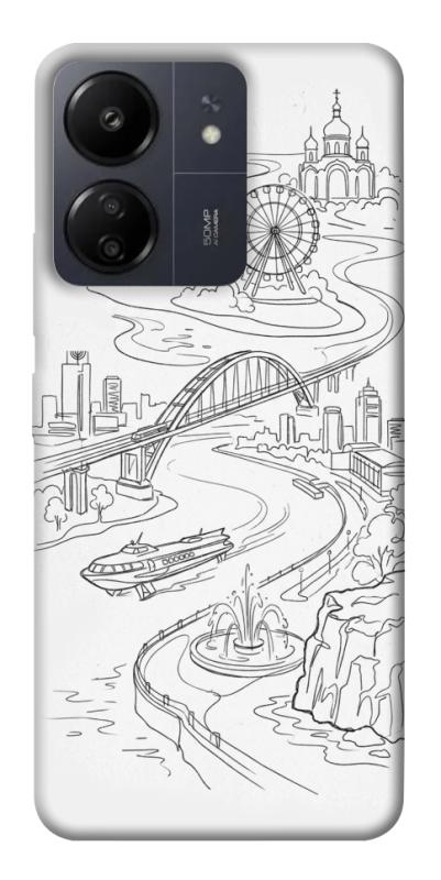 Чохол itsPrint Dnipro spirit для Xiaomi Redmi 13C, love ukraine, купити оптом з доставкою