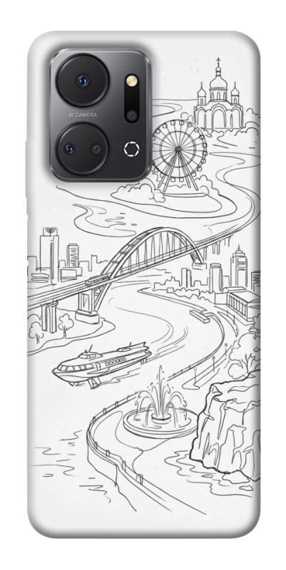 Чехол itsPrint Dnipro spirit для Huawei Honor X7a, love ukraine, купить оптом с доставкой