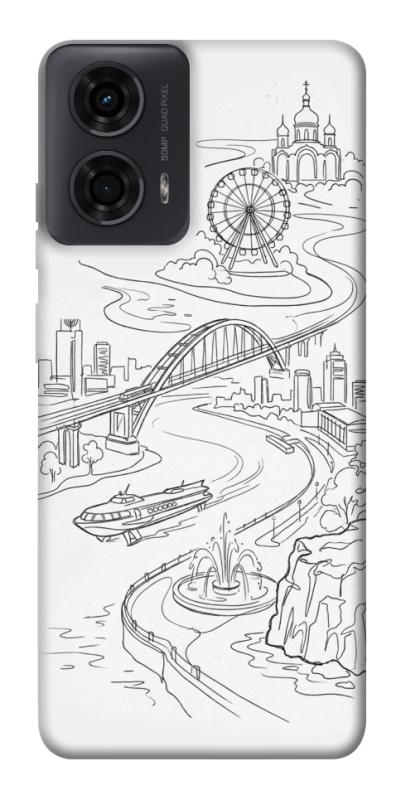 Чехол itsPrint Dnipro spirit для Motorola Moto G24, love ukraine, купить оптом с доставкой