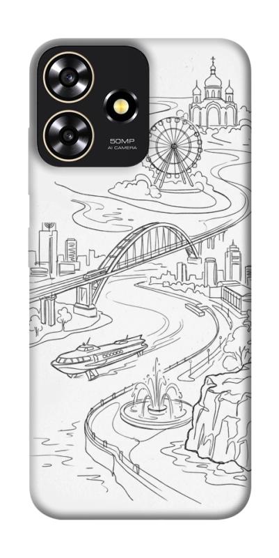 Чохол itsPrint Dnipro spirit для ZTE Blade A73 4G, love ukraine, купити оптом з доставкою