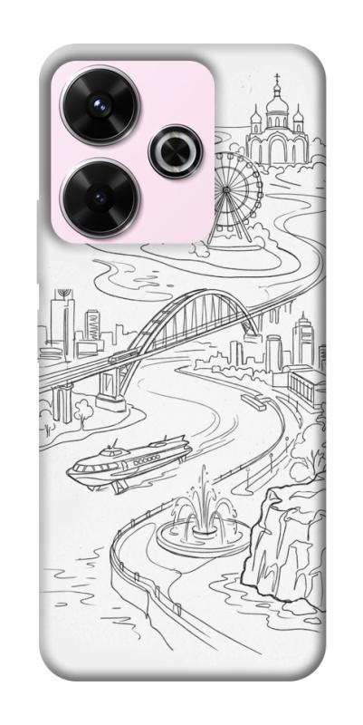 Чехол itsPrint Dnipro spirit для Xiaomi Redmi 13 4G / Poco M6 4G, love ukraine, купить оптом с доставкой
