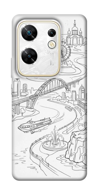Чохол itsPrint Dnipro spirit для Infinix Zero 30 4G, love ukraine, купити оптом з доставкою