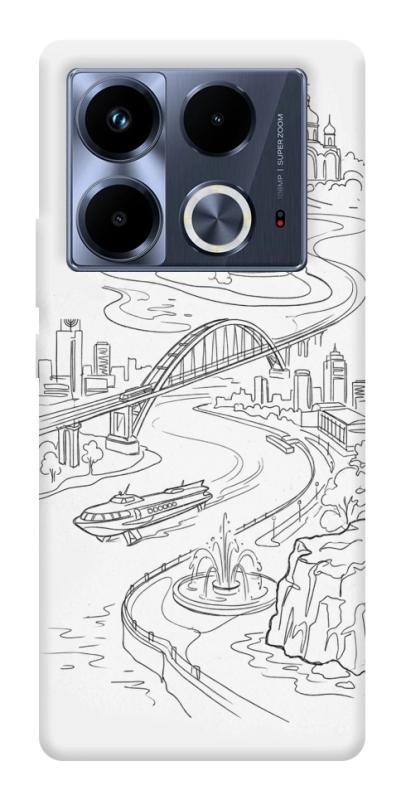 Чехол itsPrint Dnipro spirit для Infinix Note 40 4G, love ukraine, купить оптом с доставкой