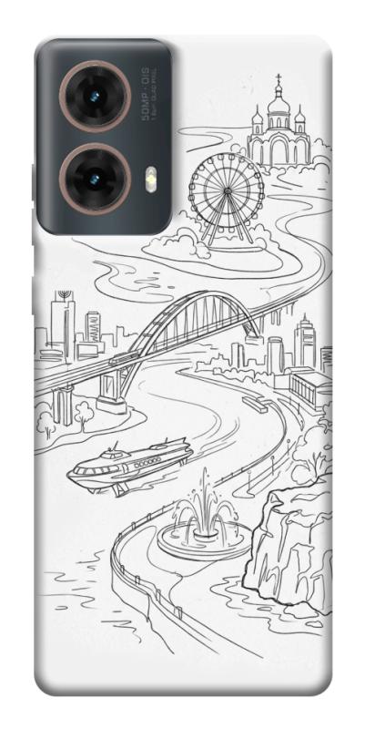 Чохол itsPrint Dnipro spirit для Motorola Moto G85, love ukraine, купити оптом з доставкою