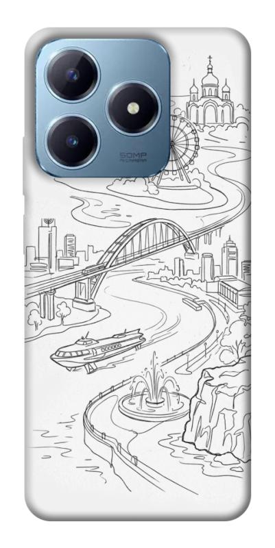Чохол itsPrint Dnipro spirit для Realme C63 4G, love ukraine, купити оптом з доставкою