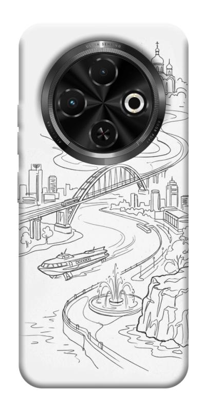 Чохол itsPrint Dnipro spirit для TECNO Spark 30C, love ukraine, купити оптом з доставкою
