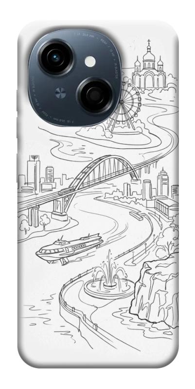 Чохол itsPrint Dnipro spirit для TECNO Spark Go 1, love ukraine, купити оптом з доставкою