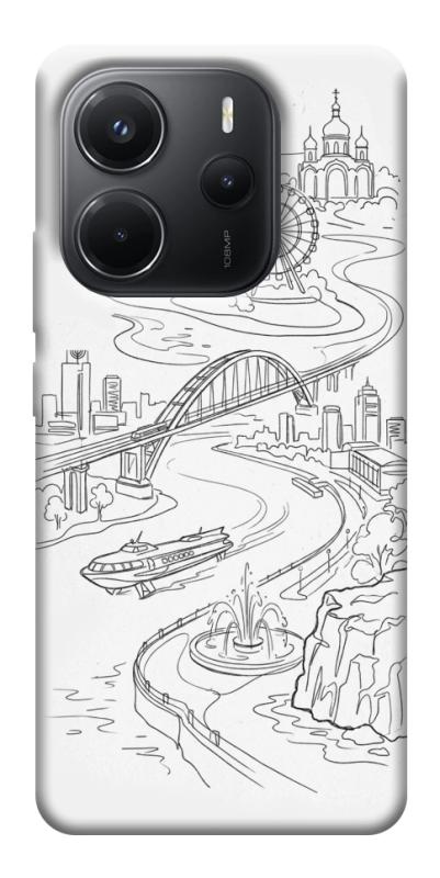 Чохол itsPrint Dnipro spirit для Xiaomi Redmi Note 14 4G (Int. version), love ukraine, купити оптом з доставкою