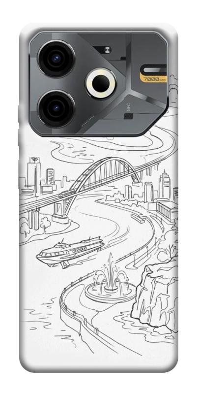 Чохол itsPrint Dnipro spirit для TECNO Pova 6 Neo (LI6), love ukraine, купити оптом з доставкою