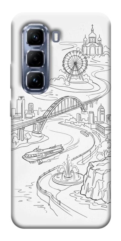 Чохол itsPrint Dnipro spirit для Infinix Hot 50 Pro, love ukraine, купити оптом з доставкою