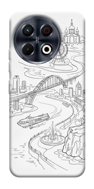 Чохол itsPrint Dnipro spirit для TECNO Spark 30 Pro (KL7), love ukraine, купити оптом з доставкою