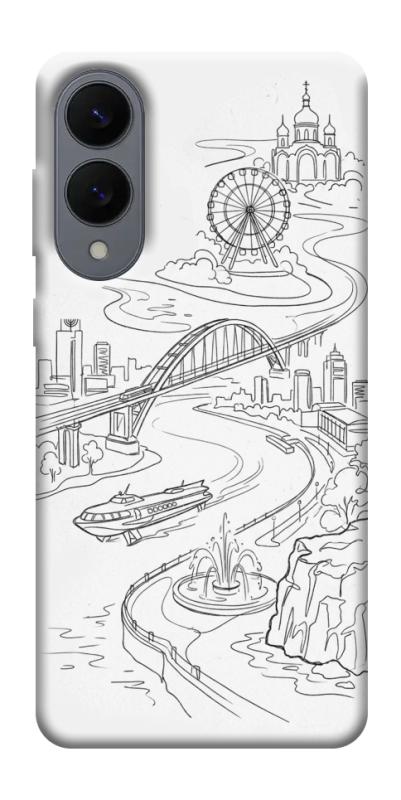 Чохол itsPrint Dnipro spirit для Samsung Galaxy S25 Edge, love ukraine, купити оптом з доставкою