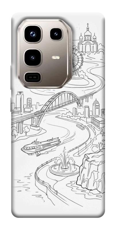 Чехол itsPrint Dnipro spirit для Infinix Note 50 Pro 4G, love ukraine, купить оптом с доставкой