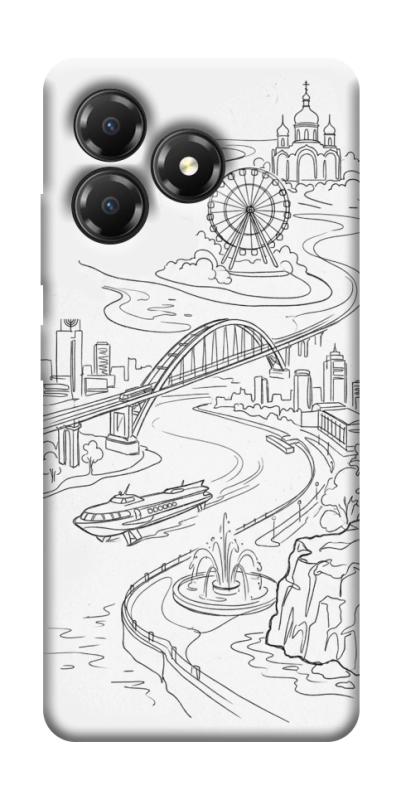 Чохол itsPrint Dnipro spirit для ZTE Blade A36, love ukraine, купити оптом з доставкою