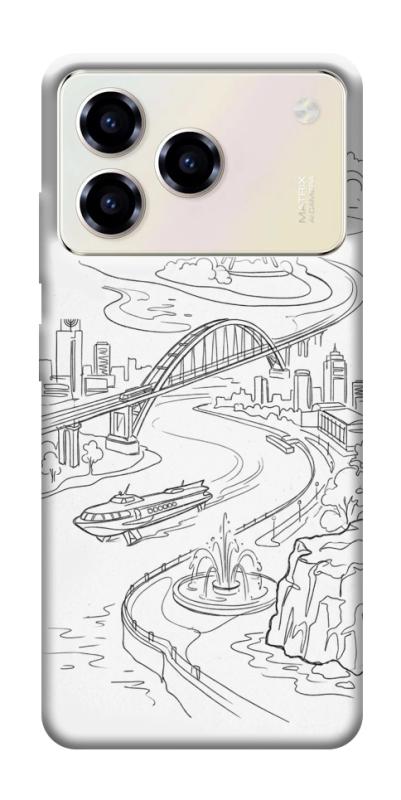 Чохол itsPrint Dnipro spirit для ZTE Blade A76, love ukraine, купити оптом з доставкою