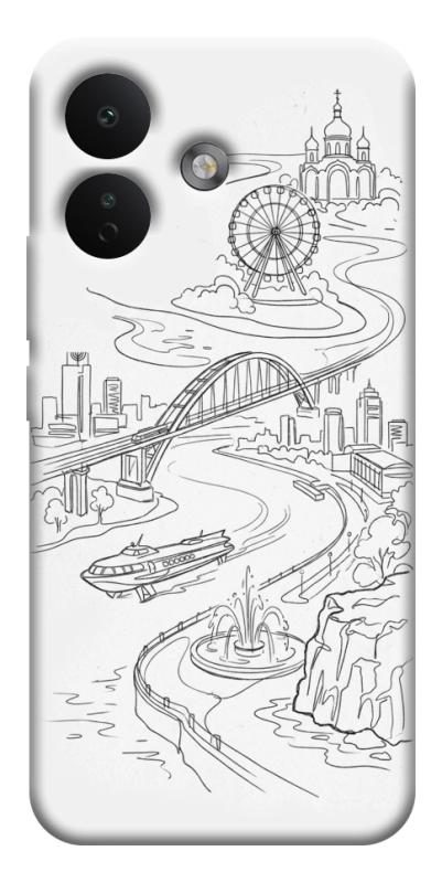 Чехол itsPrint Dnipro spirit для Xiaomi Redmi Note 17 Pro, love ukraine, купить оптом с доставкой