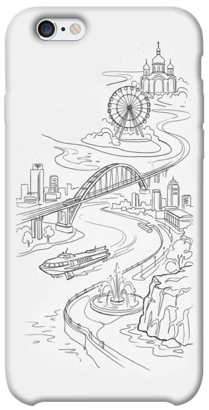 Чехол itsPrint Dnipro spirit для Apple iPhone 6/6s (4.7"), love ukraine, купить оптом с доставкой