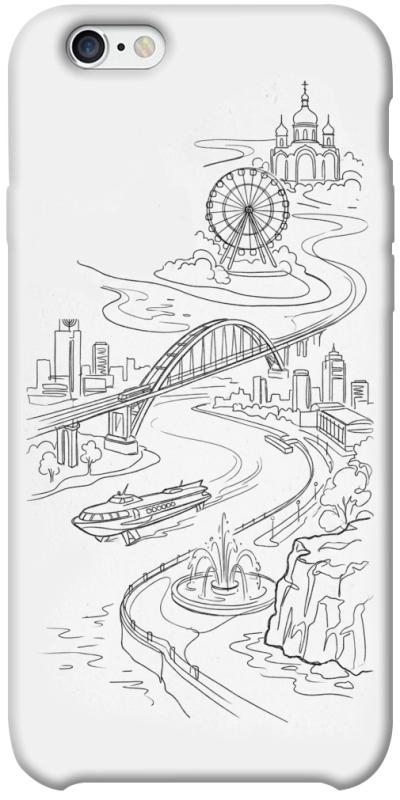 Чохол itsPrint Dnipro spirit для Apple iPhone 6/6s plus (5.5"), love ukraine, купити оптом з доставкою
