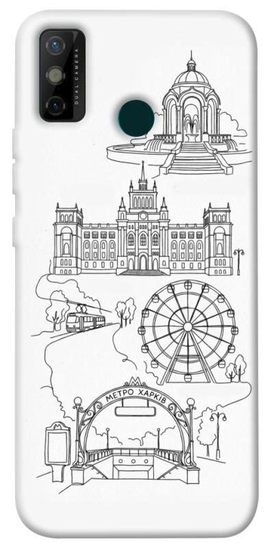 Чехол itsPrint Kharkiv spirit для TECNO Spark 6 Go, love ukraine, купить оптом с доставкой