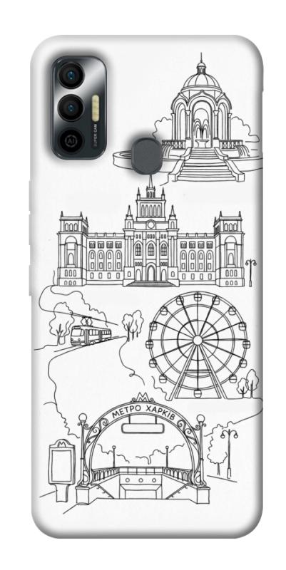 Чохол itsPrint Kharkiv spirit для TECNO Spark 7, love ukraine, купити оптом з доставкою