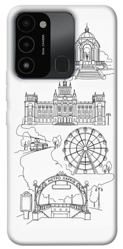 Чохол itsPrint Kharkiv spirit для Tecno Spark Go 2022 (KG5m), love ukraine, купити оптом з доставкою