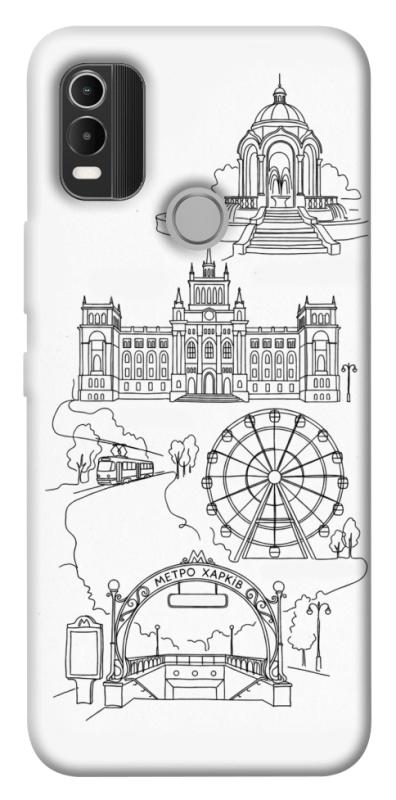 Чехол itsPrint Kharkiv spirit для Nokia C21 Plus, love ukraine, купить оптом с доставкой
