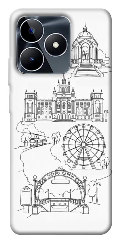 Чохол itsPrint Kharkiv spirit для Realme C53, love ukraine, купити оптом з доставкою