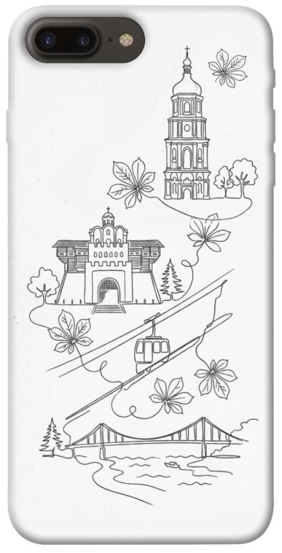 Чохол itsPrint Kyiv spirit для Apple iPhone 7 plus / 8 plus (5.5"), love ukraine, купити оптом з доставкою