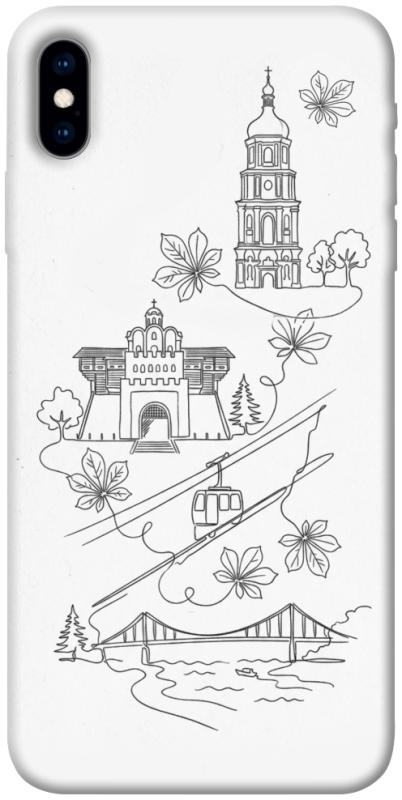 Чохол itsPrint Kyiv spirit для Apple iPhone X (5.8"), love ukraine, купити оптом з доставкою