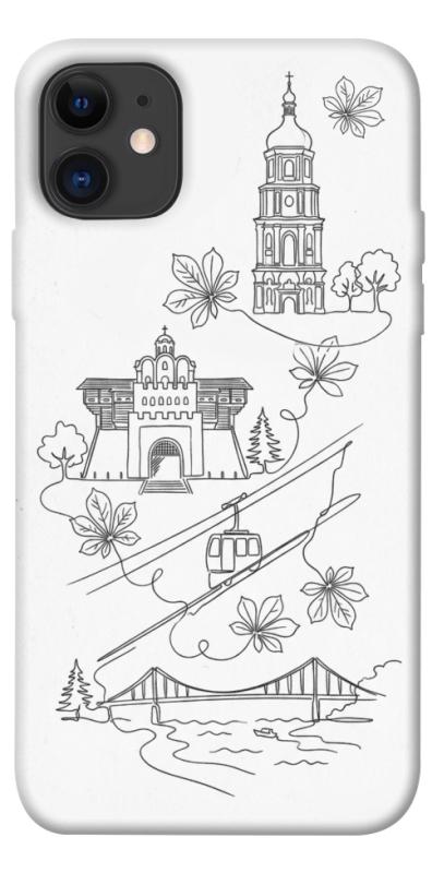 Чохол itsPrint Kyiv spirit для Apple iPhone 11 (6.1"), love ukraine, купити оптом з доставкою