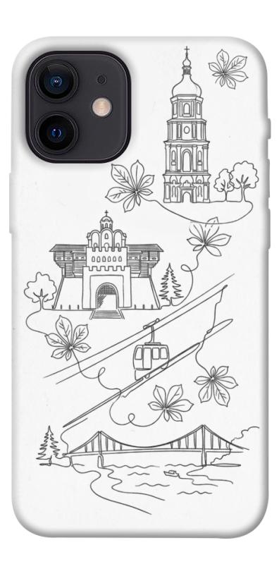 Чехол itsPrint Kyiv spirit для Apple iPhone 12 mini (5.4"), love ukraine, купить оптом с доставкой