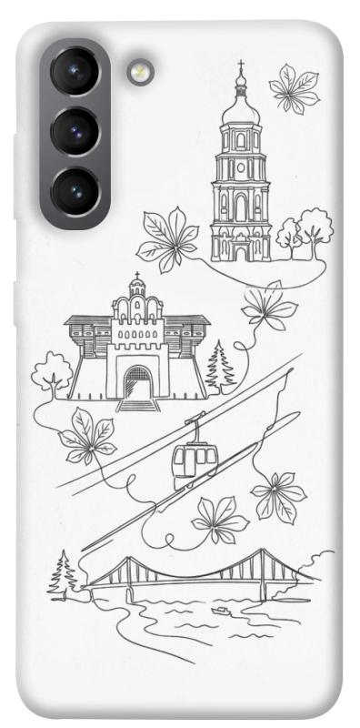 Чохол itsPrint Kyiv spirit для Samsung Galaxy S21, love ukraine, купити оптом з доставкою