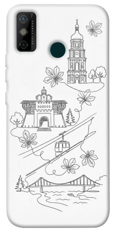 Чехол itsPrint Kyiv spirit для TECNO Spark 6 Go, love ukraine, купить оптом с доставкой
