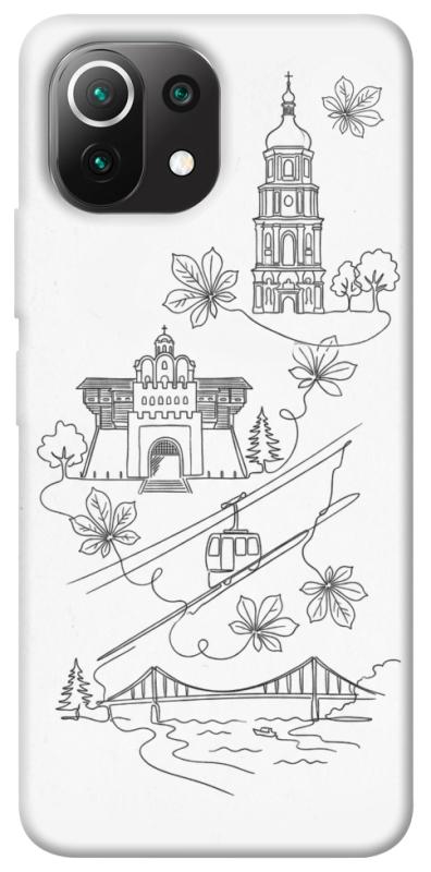 Чехол itsPrint Kyiv spirit для Xiaomi Mi 11 Lite, love ukraine, купить оптом с доставкой