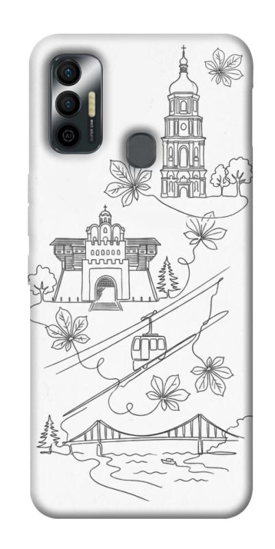 Чехол itsPrint Kyiv spirit для TECNO Spark 7, love ukraine, купить оптом с доставкой