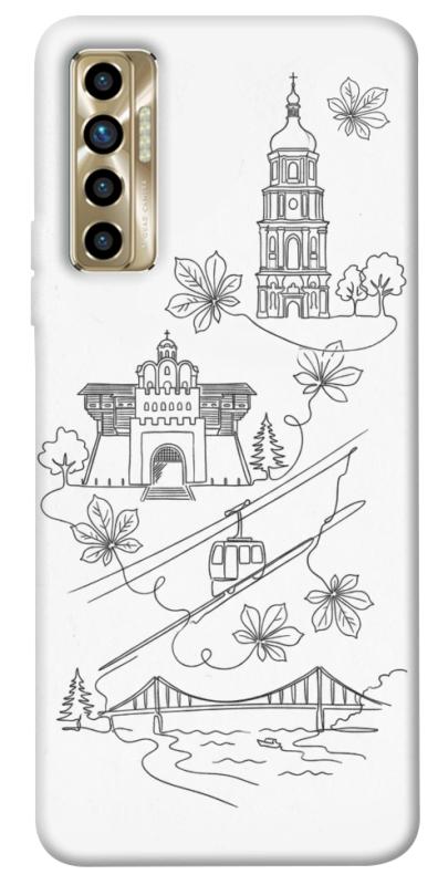 Чохол itsPrint Kyiv spirit для TECNO Camon 17P, love ukraine, купити оптом з доставкою