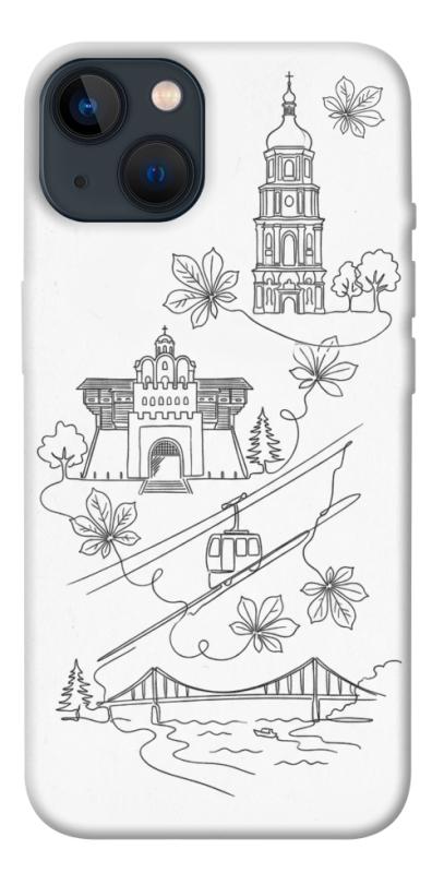 Чехол itsPrint Kyiv spirit для Apple iPhone 13 (6.1"), love ukraine, купить оптом с доставкой