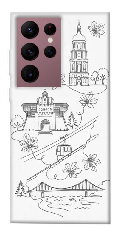 Чохол itsPrint Kyiv spirit для Samsung Galaxy S22 Ultra, love ukraine, купити оптом з доставкою