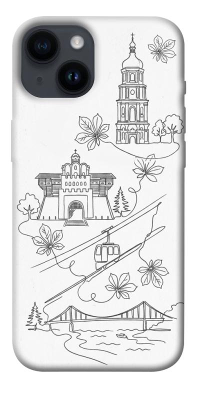 Чехол itsPrint Kyiv spirit для Apple iPhone 14 (6.1"), love ukraine, купить оптом с доставкой