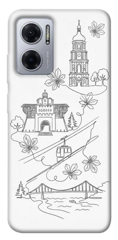 Чехол itsPrint Kyiv spirit для Xiaomi Redmi Note 11E, love ukraine, купить оптом с доставкой