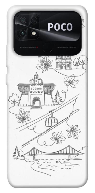 Чохол itsPrint Kyiv spirit для Xiaomi Poco C40, love ukraine, купити оптом з доставкою