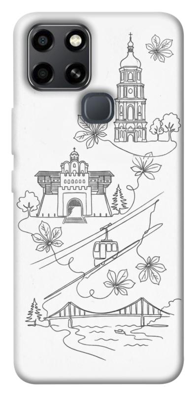 Чехол itsPrint Kyiv spirit для Infinix Smart 6, love ukraine, купить оптом с доставкой