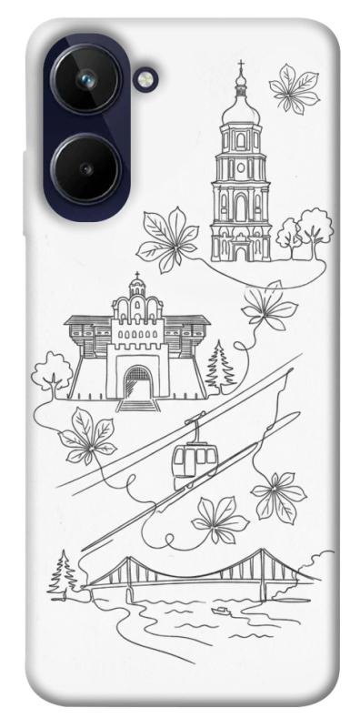 Чехол itsPrint Kyiv spirit для Realme 10 4G, love ukraine, купить оптом с доставкой