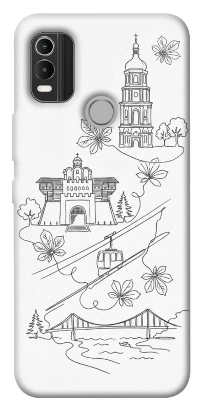 Чехол itsPrint Kyiv spirit для Nokia C21 Plus, love ukraine, купить оптом с доставкой