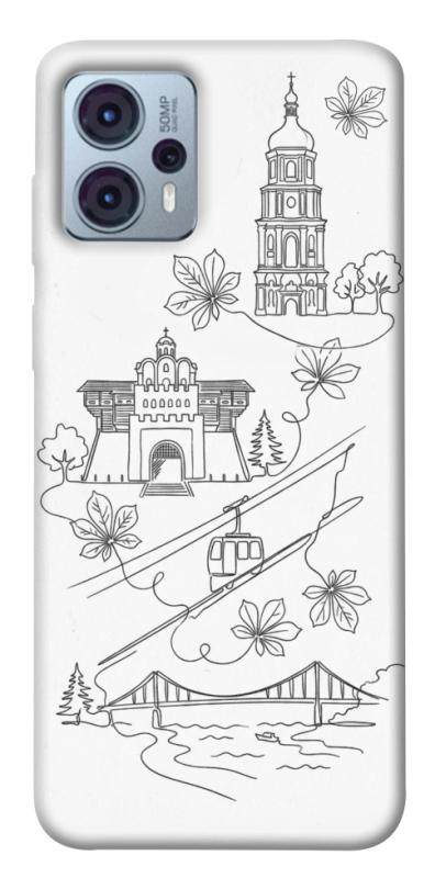 Чохол itsPrint Kyiv spirit для Motorola Moto G23, love ukraine, купити оптом з доставкою