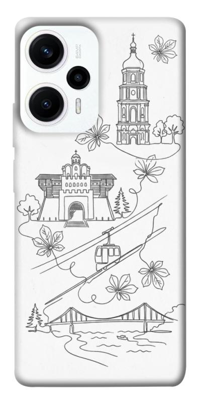 Чехол itsPrint Kyiv spirit для Xiaomi Poco F5 / Note 12 Turbo, love ukraine, купить оптом с доставкой