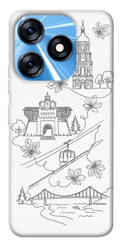 Чохол itsPrint Kyiv spirit для TECNO Spark 10 Pro, love ukraine, купити оптом з доставкою