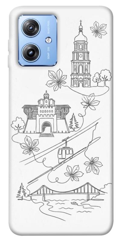 Чохол itsPrint Kyiv spirit для Motorola Moto G84, love ukraine, купити оптом з доставкою